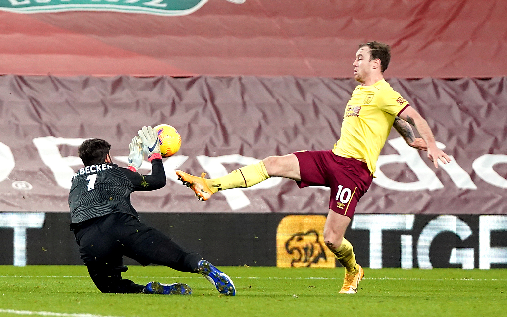  利物浦边路进攻犀利无比，五球横扫伯恩利巩固前四位置